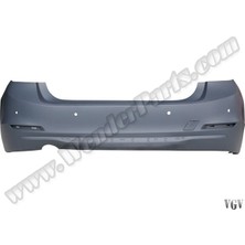 Rose Bmw F30  Tampon Arka; Pdcli, <o> Egz.çıkışlı, Nikelaj Delikli -Luxury- 2012-15 B N51127312733