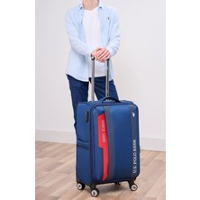 U.S. Polo Assn. Us Polo Assn 24031-24032 Büyük Boy Ultra Light Hafif Lüx Kumaş Tekerlekli Valiz Lacivert