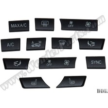 Rose Bmw F10 F07 F01 X5:F15 X6:F16  Klima Tuş Takımı SET:12AD - 2013-18 B A61316848886