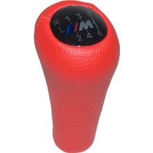 Rose Bmw -Bmw-  Vites Topuzu -6 Ileri- Man.şanz; Kırmızı Suni Deri Işıklı -///m- - B A25112229185RD