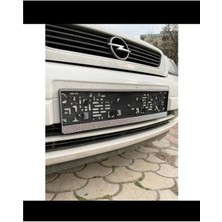 EFEAKS Taşlı Araba Ön ve Arka Plakalık