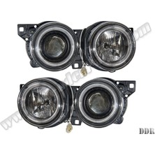 Rose Bmw E30  Komple Far (Set) Kristal, Siyah - 1988-91 B A1386753/754R2