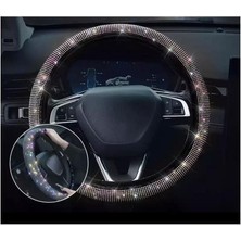 EFEAKS Gümüş Taşlı Direksiyon Kılıfı