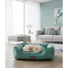 Patitex Özel Seri Kadife Yatak- Kedi Yatak- Köpek Yatak - Lux Yatak- Minderli Yatak - S ve M Beden