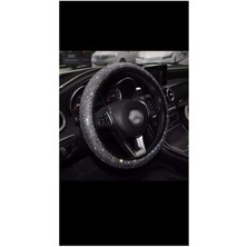 EFEAKS Gümüş Taşlı Geçirmeli Direksiyon Kılıfı