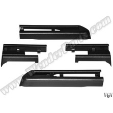 Rose Bmw F10 F07 F01  Koltuk Ray Kapağı Sol+Sağ; Siyah - - B A52109175063S4