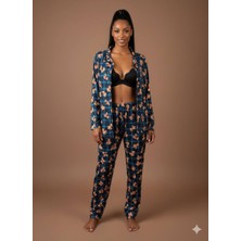 İnspira Kadın Teddy Bear Ayıcık Desenli Düğmeli Yakalı Pijama Takımı