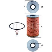 Rose Bmw E34 E36 M51 Yağ Filtresi - - - KHT_OX96D