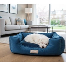 Patitex Özel Seri Kadife Yatak- Kedi Yatak- Köpek Yatak - Lux Yatak- Minderli Yatak - S ve M Beden