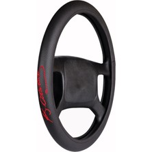 EFEAKS Nakış Model Kemal Atatürk Imzalı Geçmeli Deri Direksiyon Kılıfı