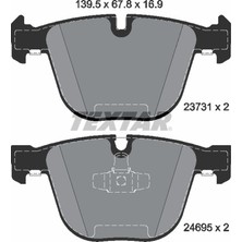 Rose Bmw F07 F01  Fren Balatası Arka 730>760I 730D/740D; 535/550I 520>535D - TEX_2373101