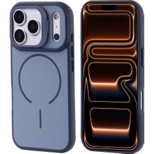 Canpay Apple iPhone 17 Pro Uyumlu Kılıf Açılabilir Kamera Standlı Lens Korumalı, Magsafe Destekli Kapak