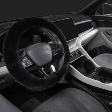 EFEAKS Yumuşak Peluş Direksiyon Vites ve El Freni Seti