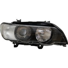 Rose Bmw X5:E53  Komple Far Sağ; Siyah Beyaz Sinyal Xenon - 2000-03 B A63126930236