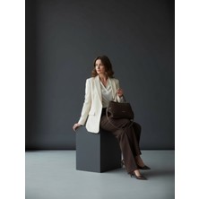 Crazy Hakiki Süet Deri Ön Yüzeyli Kadın Omuz & El Çantası – Şık Günlük Kullanım Için Premium Tasarım Çanta