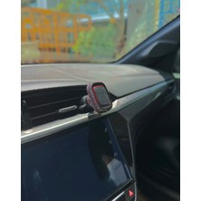 Fox Taş Kaplamalı Mıknatıslı Araç Içi Telefon Tutucu Çift Kilit Sistemli