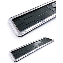 Fox 1 Adet Esnek Kırılmaz Krom Çerçeveli Plaka Altı Çerçeve Plakalık 1 Adet!!!!!!!!!