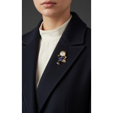 EFEAKS Mineli Sanatçı (Ressam) Figür Broş - Paletli ve Fırçalı Mesleki Aksesuar