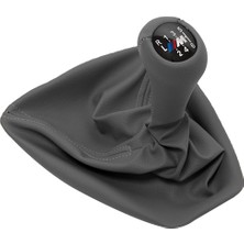 Rose Bmw E90+LCI E92+LCI  Topuzlu Vites Körüğü -6 Ileri- Man.şanz; Gri Suni Deri -///m- - B A25112283050GR
