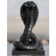 Linova Kobra Heykel Biblo Dekoratif Obje