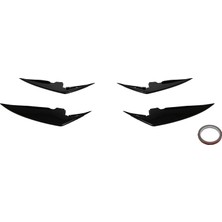 Rose Bmw G20-LCI  Tampon Bıçağı Ön (Set) Alt; Piano-Siyah (Oem/plastik) -///m-Sport- 2022- B A51195A4B371