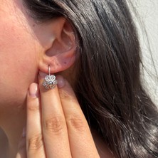 C7 Silver Geleneksel Telkâri Mini Papatya Küpe