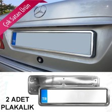 EFEAKS Hummer Krom Plakalık Nikel Plaka Altı Ön-Arka