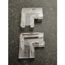 Powerr Led Aydınlatma 8 mm Smd ve Cob Şerit LED Birleştirme Aparatı L Köşe Lehimsiz Konnektör 10 Adet