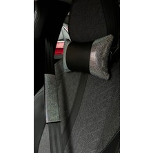 Fox Janjan Taşlı Tüm Araçlara Uyumlu Şık Boyun Yastığı ve Emniyet Kemer Seti