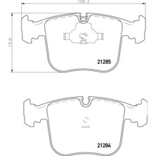 Rose Bmw E31  Fren Balatası Ön 840/850I - TEX_2128401