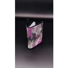 EFEAKS I Taşlı Leopar Desen Kartlık Cüzdan