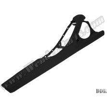 Rose Bmw F10+LCI  Kapı Tutamağı Ön Sol; Siyah Deri Kaplamalı - - B A51417273061P1