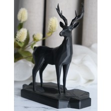 Linova Geometrik Geyik Heykel Biblo Dekoratif Obje