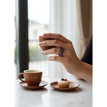 Toka Delisi Kadın Trend El Yapımı Taşlı Antik Yüzük