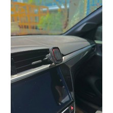 Fox Taş Kaplamalı Mıknatıslı Araç Içi Telefon Tutucu Çift Kilit Sistemli