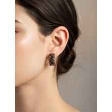 Toka Delisi Kadın Taşlı Antik Küpe