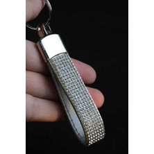 EFEAKS Gümüş Taşlı Işıl Işıl Parlayan Anahtarlık ve Aksesuar