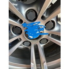 5 Adet 17 mm Altıgen Bmw Jant Bijon Kapağı - 6125403