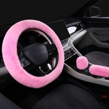 EFEAKS Yumuşak Peluş Direksiyon Vites ve El Freni Seti