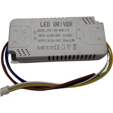 Powerr Led Aydınlatma 160 Watt (60-80)X2W Sabit Akım 3 Renk LED Avize Driver Trafo 180-250V