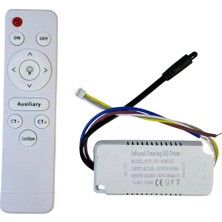 Powerr Led Aydınlatma 160 Watt (60-80)X2W Sabit Akım 3 Renk 2.4g Uzaktan Kumandalı LED Avize Driver Trafo 180-240V