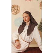 Aleys Lunıva Desen Eşarp Siyah