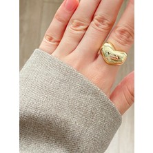 Youes Jewelry Ayarlanabilir Kalp Yüzük