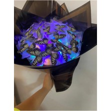 Kayzen Bej Siyahledli Kelebek Buketi