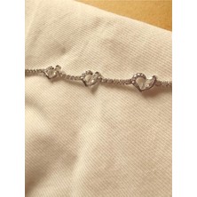 Melanj Craft Kalpli Su Yolu Çelik Bileklik - Silver