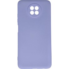 Xiaomi Redmi Note 9 5g Kılıf Nano Içi Kadife Silikon - Lila