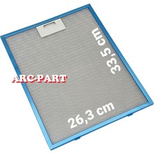 ARC-PART Silverline 2120 X6 Davlumbaz Alüminyum Filtre - 1 Adet - 26,2X33,5 cm