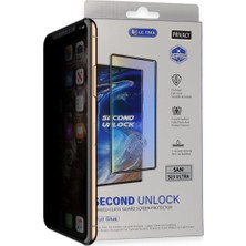 Samsung Galaxy S23 Ultra Durable Full Glue Curved Hayalet Cam