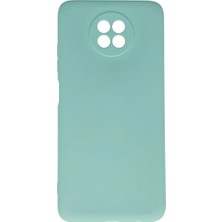 Xiaomi Redmi Note 9 5g Kılıf Nano Içi Kadife Silikon - Turkuaz