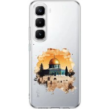 TechTree Infinix Hot 60 Pro Plus Uyumlu Mescid-I Aksa Tasarımlı Baskılı Silikon Kılıf